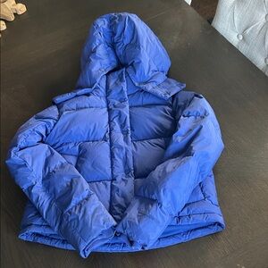 Lululemon Athletica Blue Quilted Jacket
